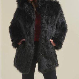 Spirit Hoods faux fur coat with hood